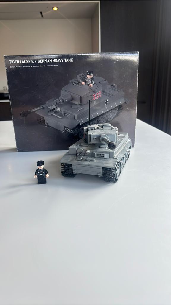 Lego brickmania tiger tank, Ophalen of Verzenden, Zo goed als nieuw