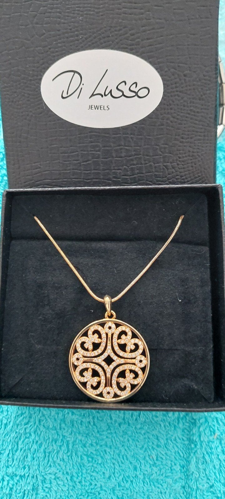Di Lusso Jewels Hanger met lange ketting en strass, Ophalen of Verzenden, Nieuw