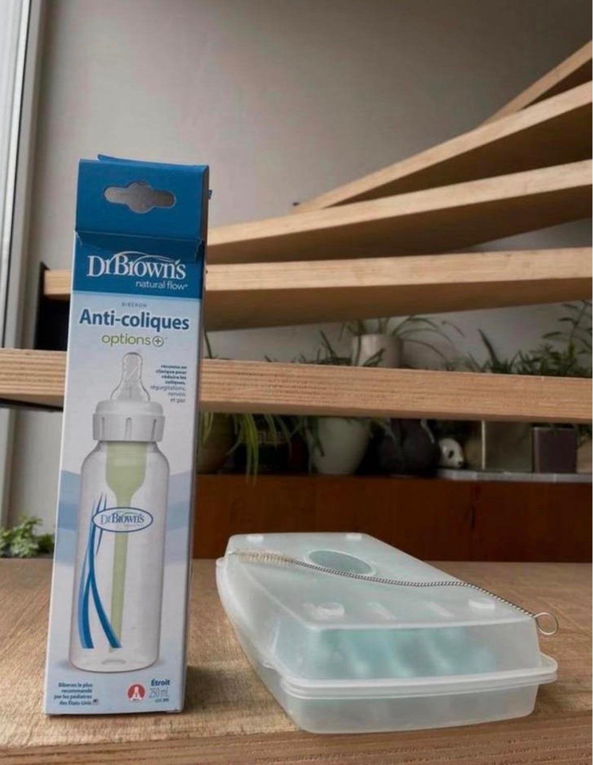 Dr. Brown's anti-colic babyflessen met toebehoren, Ophalen, Zo goed als nieuw, Babyfles, Dr. Brown's