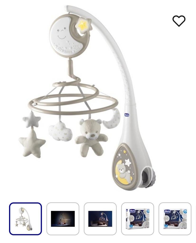 UITVERKOOP Chicco Next2Dreams mobiel box, Kinderen en Baby's, Ophalen, Zo goed als nieuw, Mobiel