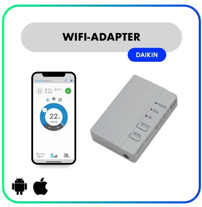 WiFi-adapter voor Daikin airconditioning BRP069C41, 3 snelheden of meer, Ophalen of Verzenden, Zo goed als nieuw, 100 m³ of groter