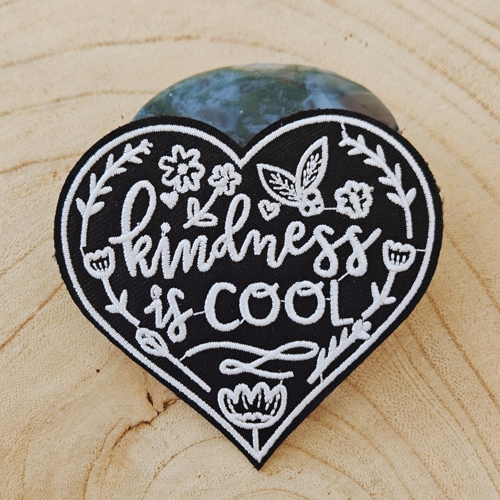 Strijk embleem applicatie Patch Kindness is cool, D, Nieuw, Ophalen of Verzenden, D