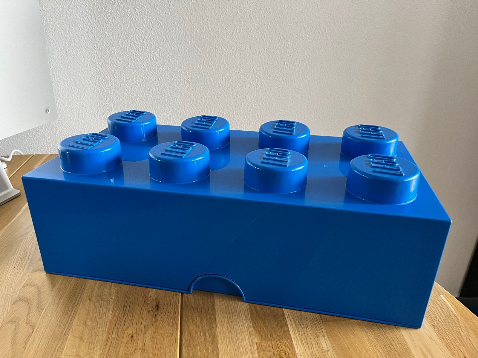 Grote blauwe LEGO opbergdoos - Zo goed als nieuw, Ophalen, Zo goed als nieuw, Accessoire, Lego