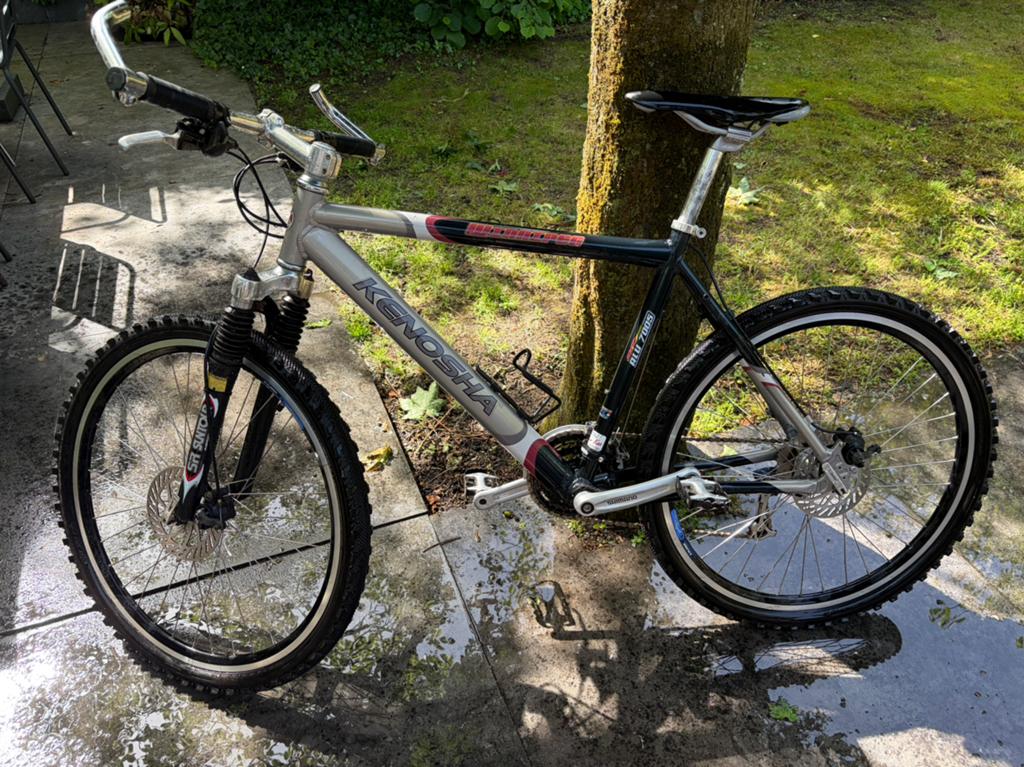 Kenosha Mountainbike met Shimano versnellingen, Fietsen en Brommers, Zo goed als nieuw, Schijfrem, Ophalen, Overige merken