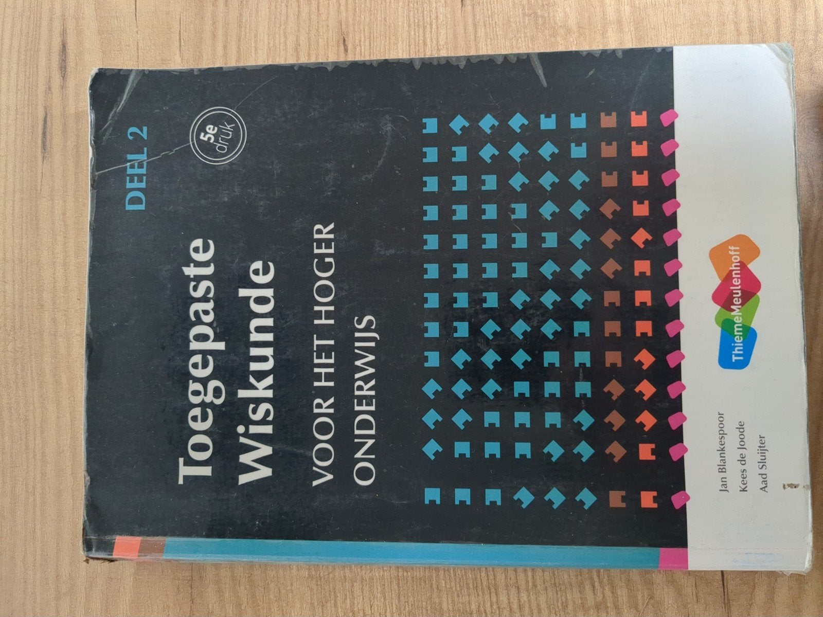 Toegepaste Wiskunde voor het Hoger Onderwijs Deel 2, Zo goed als nieuw, Jan Blankespoor, Kees de Joode, Aad Sluijter, Beta, HBO
