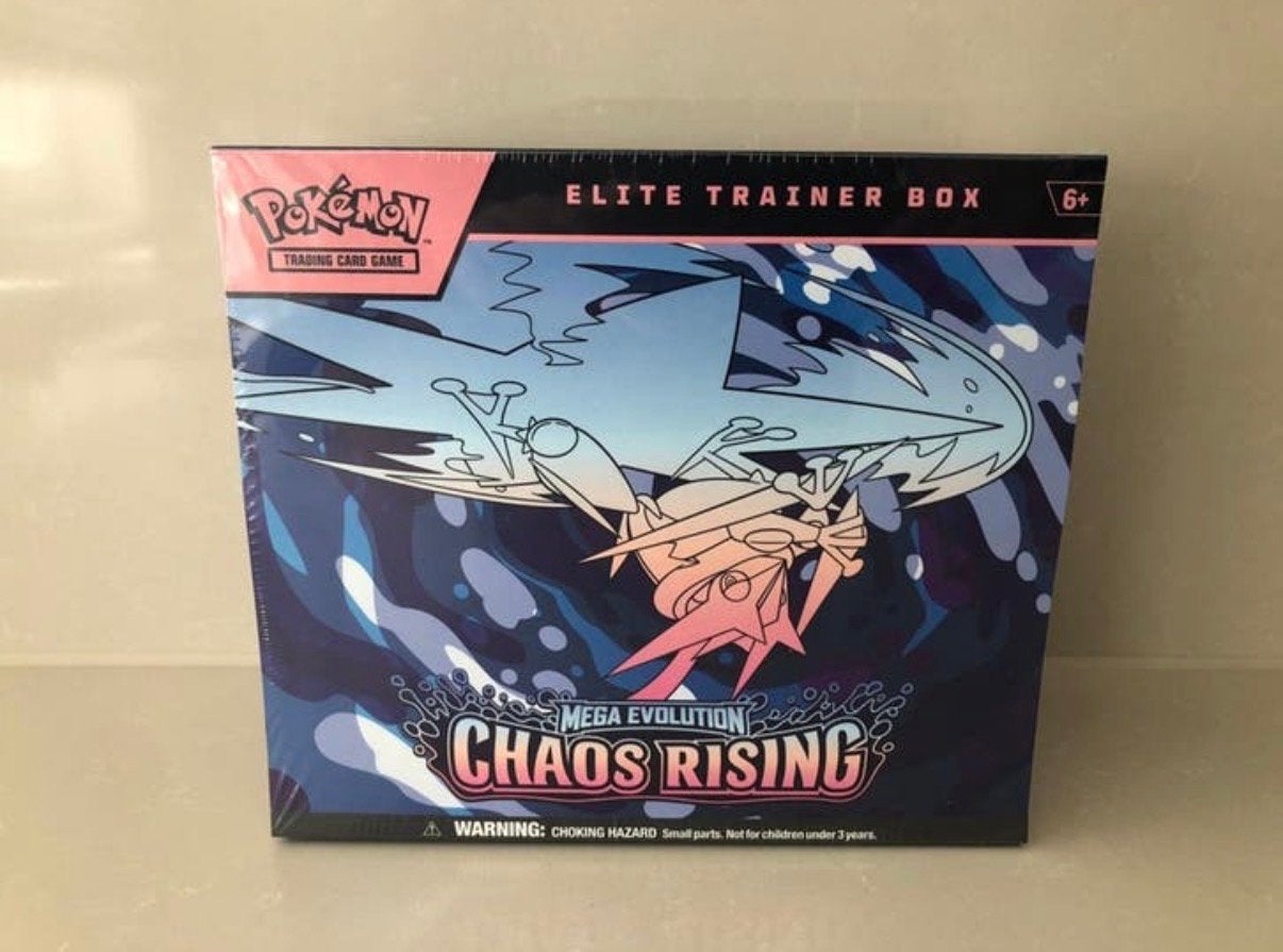 Pokémon Elite Trainer Box ETB Chaos Rising, Hobby en Vrije tijd, Verzamelkaartspellen | Pokémon, Ophalen, Nieuw, Boosterbox