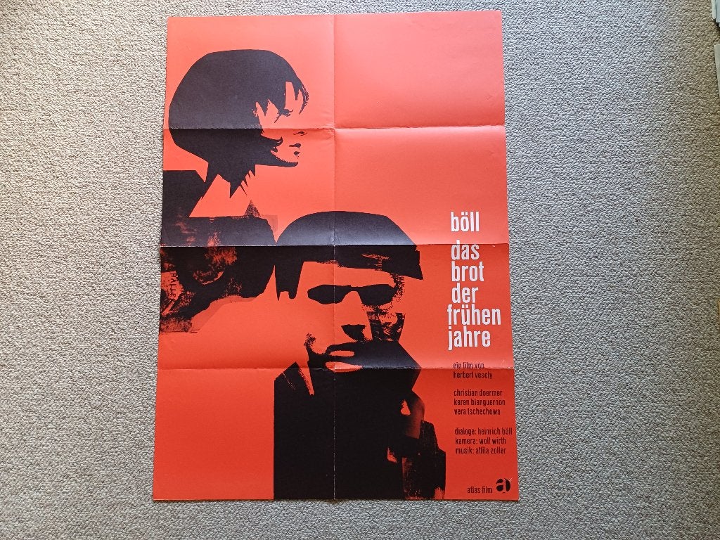 DAS   BROT   DER   FRUHEN   JAHRE     filmposter., Rechthoekig Staand, Verzenden, Zo goed als nieuw, A1 t/m A3