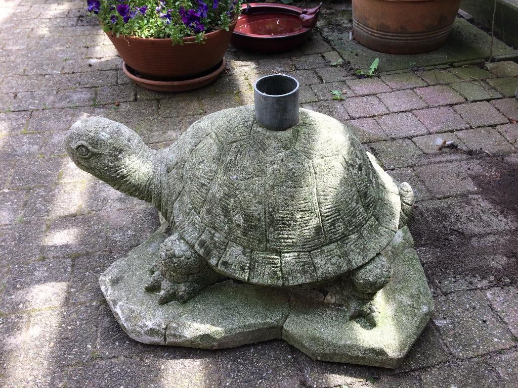 Parasolvoet Schildpad, beton, Ophalen, Gebruikt, Minder dan 1 meter, Parasolvoet