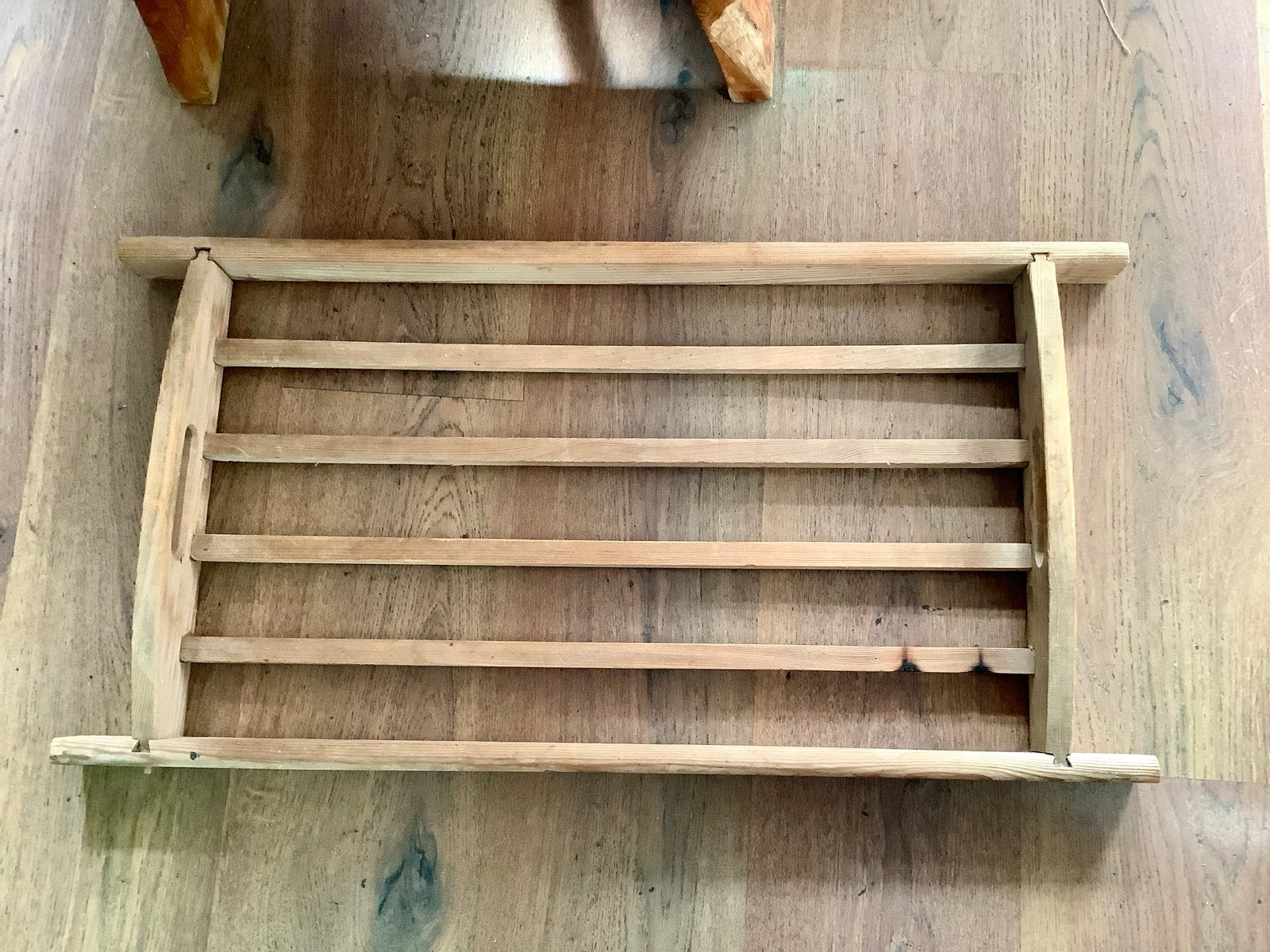 Vintage Houten Wasdroogrek/afdruiprek. 20e eeuw., Ophalen of Verzenden
