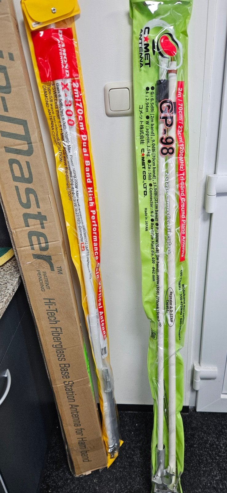 COSMET GP 98N , SIRIO GAIN MASTER  ,DIAMOND X300 ,ROSSEN FM, Telecommunicatie, Ophalen of Verzenden, Nieuw, Antenne