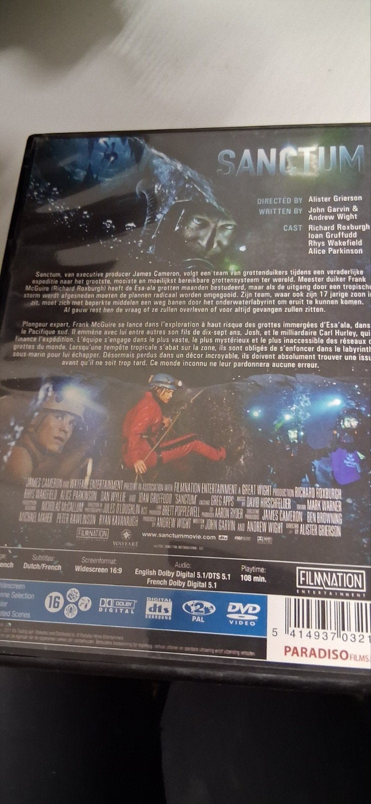 Sanctum DVD - Spannende Actiethriller