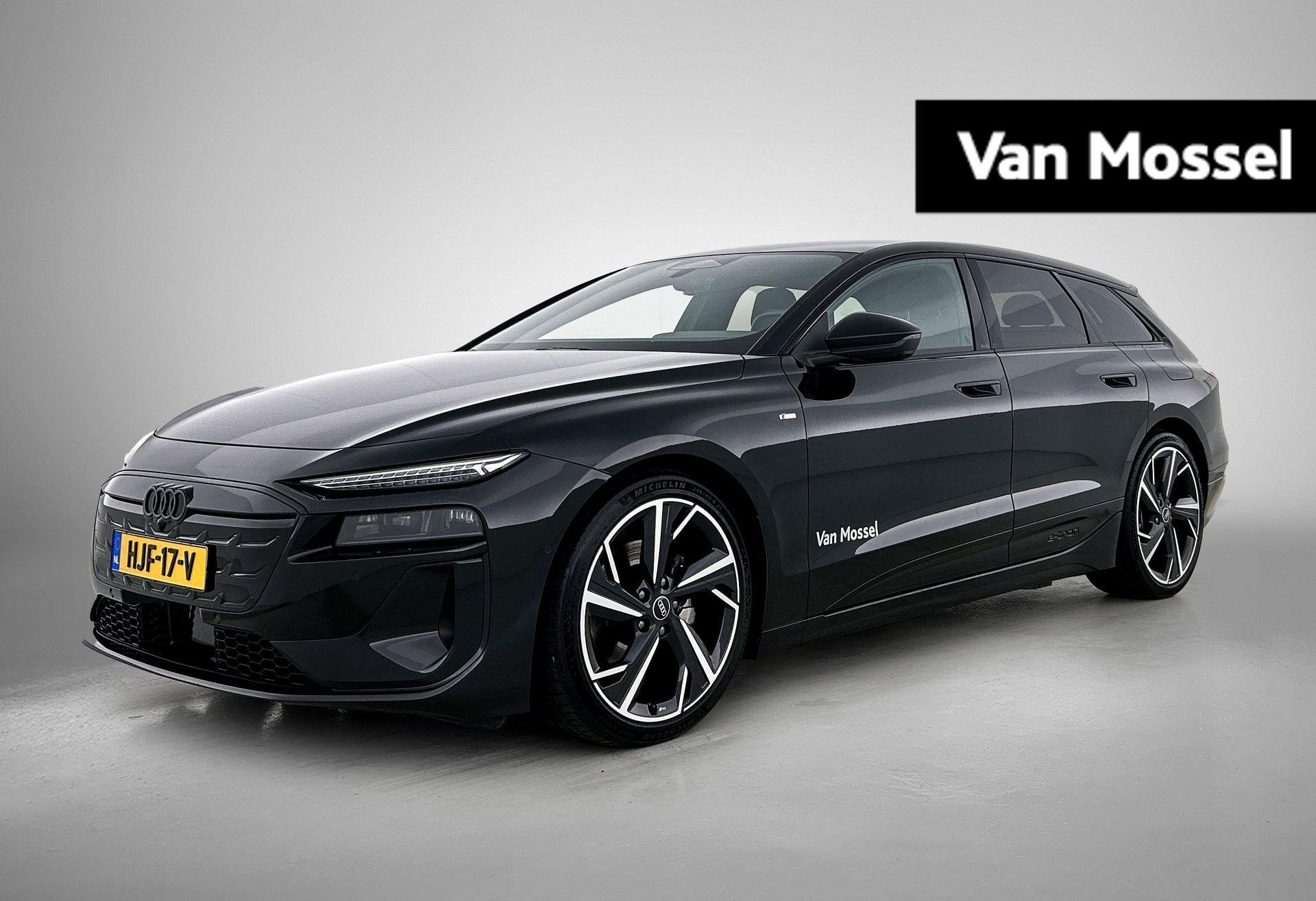 Audi A6 Avant e-tron S edition 83 kWh 286 PK l Park assist p, Automaat, 12 maanden, Achterwielaandrijving, Zwart