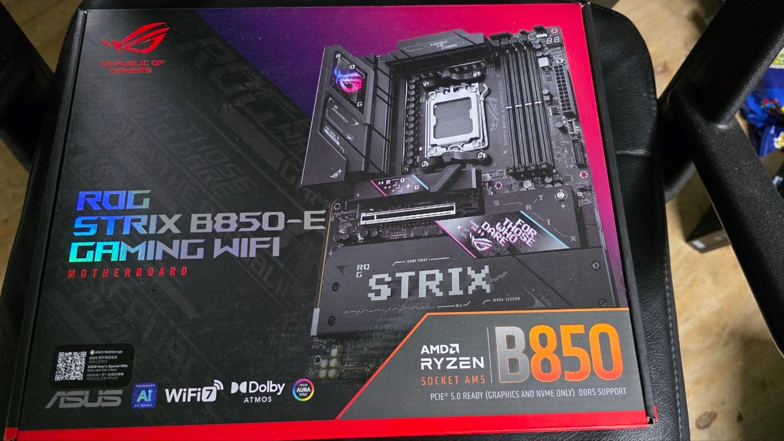 Asus Rog moederbord, Ophalen of Verzenden, Zo goed als nieuw