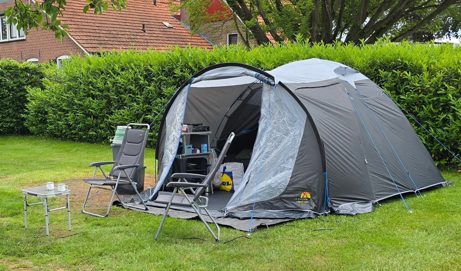 Safarica Laguna 300, 4 persoons, stahoogte., Ophalen, Zo goed als nieuw, Tot en met 4