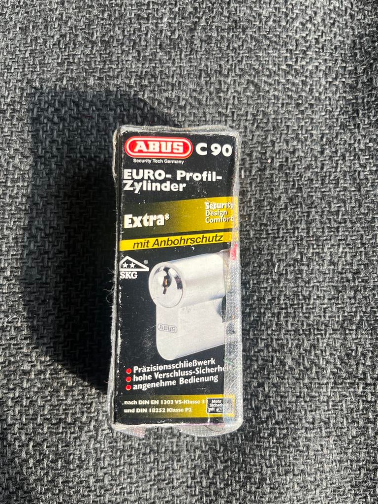 ABUS C90 cilinderslot met aanboorbeveiliging, Ophalen of Verzenden, Zo goed als nieuw, Overige materialen, Slot