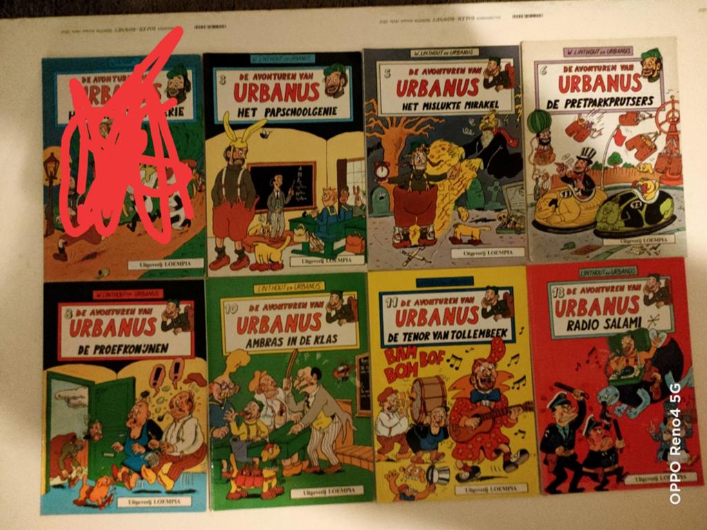 Urbanus veel verschillende titels ook 1editie's ps €1,25, Meerdere stripboeken, Ophalen of Verzenden, Zo goed als nieuw, Linthout