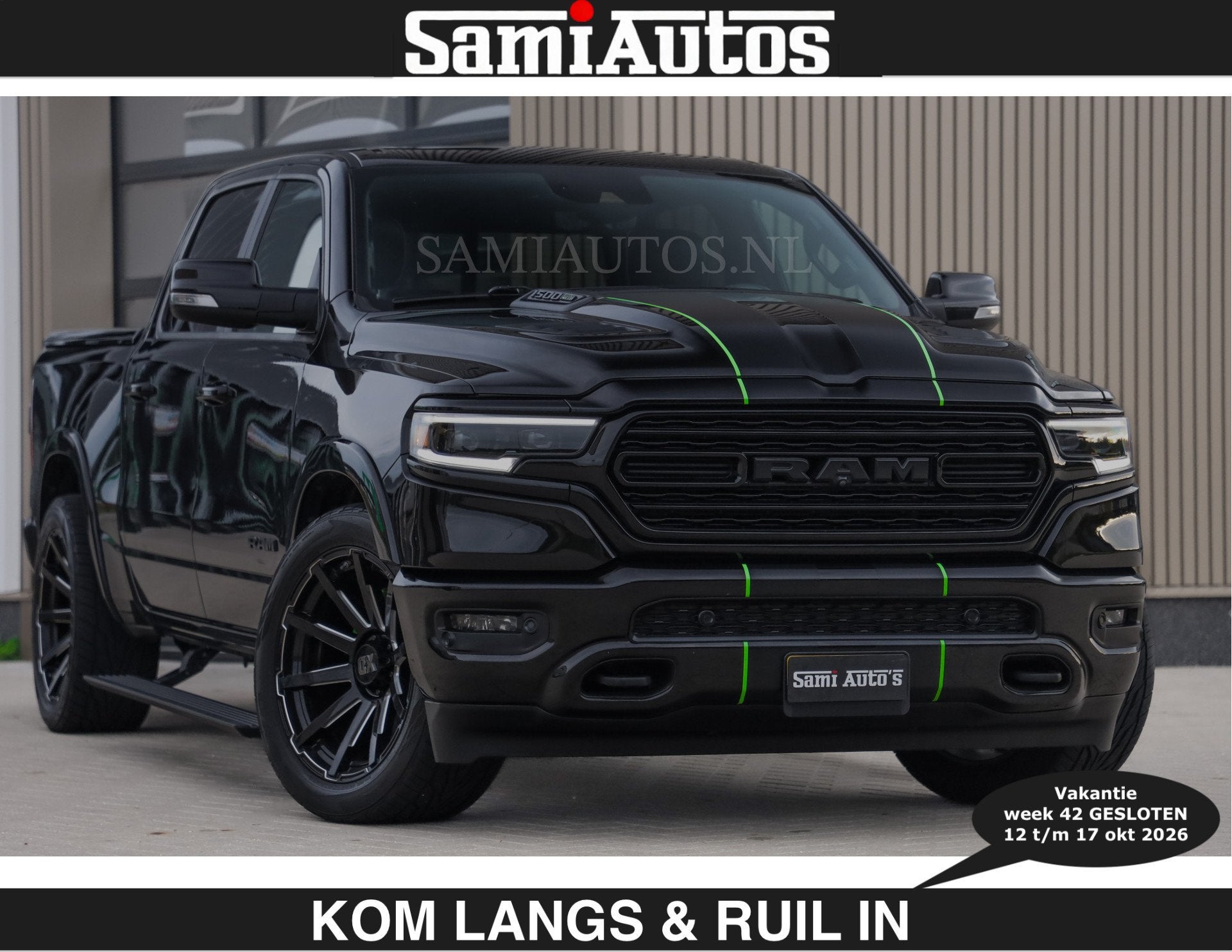 Dodge Ram LIMITED 5.7 V8 HEMI | TOP STAAT | €59950,- excl, Auto's, Automaat, Dealer onderhouden, Gebruikt, 5654 cc