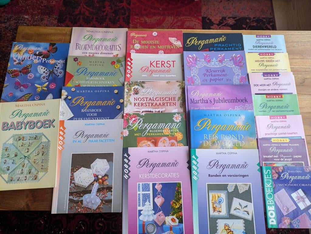 Verschillende Pergamano boeken van Martha Ospina, Ophalen of Verzenden, Overige thema's, Overige typen