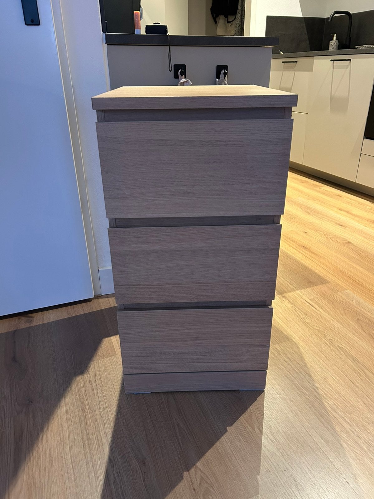 Malm ladekast, Ophalen, 50 tot 100 cm, Zo goed als nieuw, 3 of 4 laden