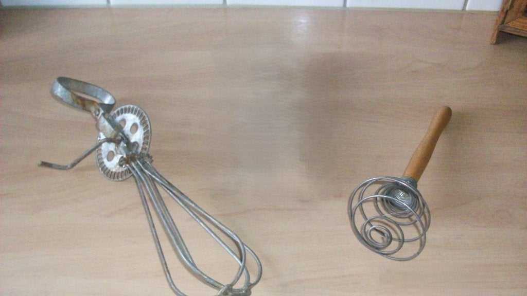 Vintage handmixer en spiraalgarde, Ophalen of Verzenden