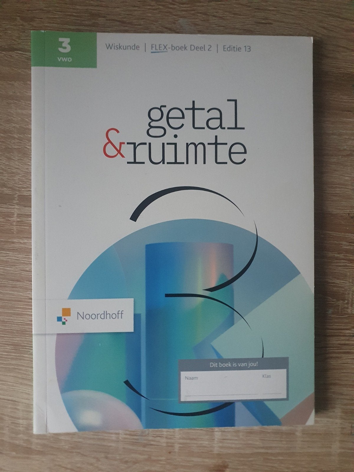 getal en ruimte vwo 3 deel 2, Boeken, Schoolboeken, Ophalen of Verzenden, Zo goed als nieuw, VWO