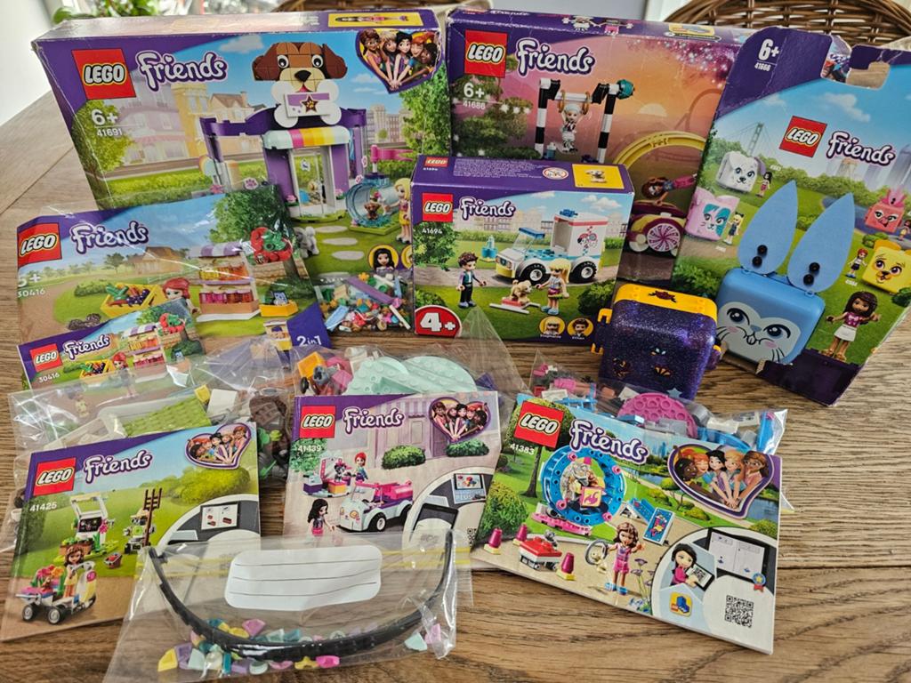 Grote collectie LEGO Friends sets en onderdelen, Gebruikt, Inclusief minifiguren, Lego, Friends