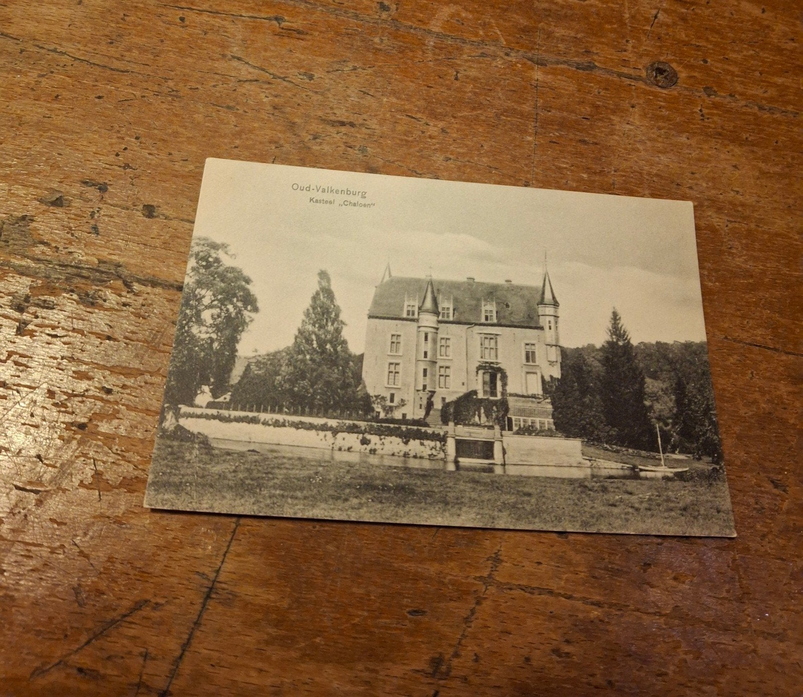 Oude Ansichtkaart Kasteel Oud-Valkenburg, Limburg, Ophalen of Verzenden