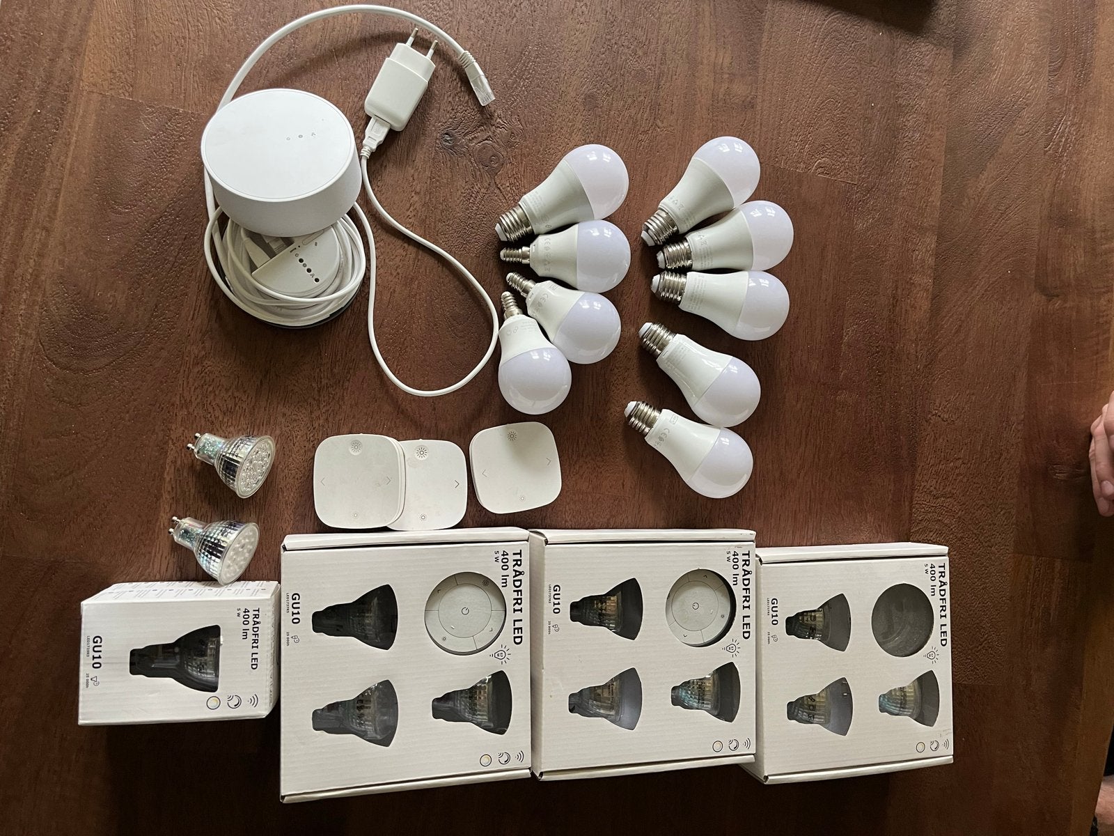 IKEA TRÅDFRI Smart Verlichting Set met Gateway en Afstandsbe, Ophalen, Wit, Gebruikt, Kunststof
