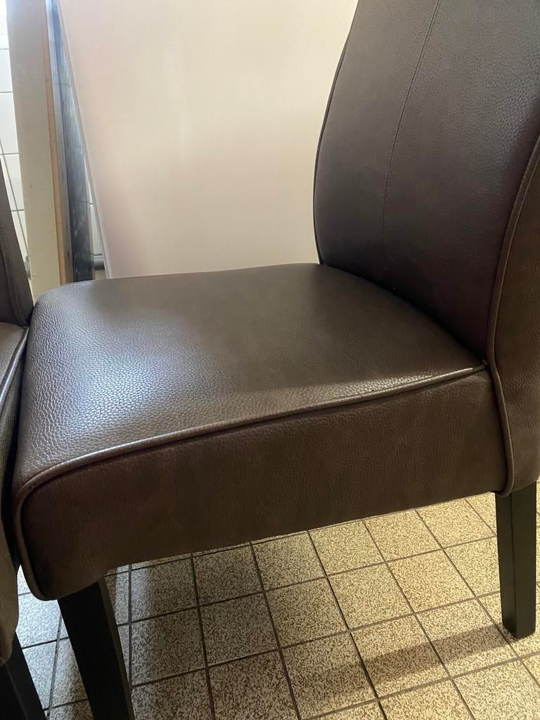 Eetkamer stoelen. Grijs., Overige materialen, Gebruikt, Ophalen of Verzenden, Vier
