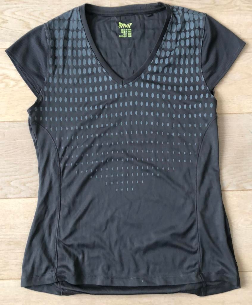 Sportshirt korte mouw mt S Crivit, Kleding | Dames, Sportkleding, Ophalen of Verzenden, Zo goed als nieuw, Grijs