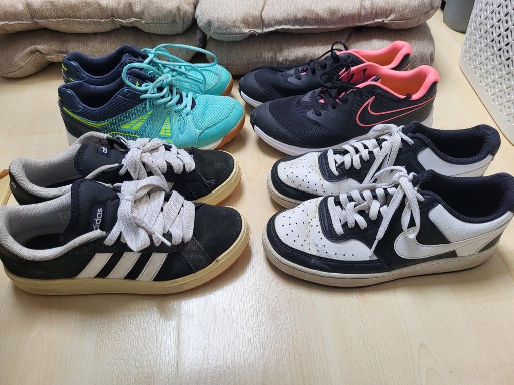 Adidas, Nike, giga, skechers sneakers, maat 34 tot 38, Ophalen of Verzenden, Zo goed als nieuw, Meisje, Schoenen