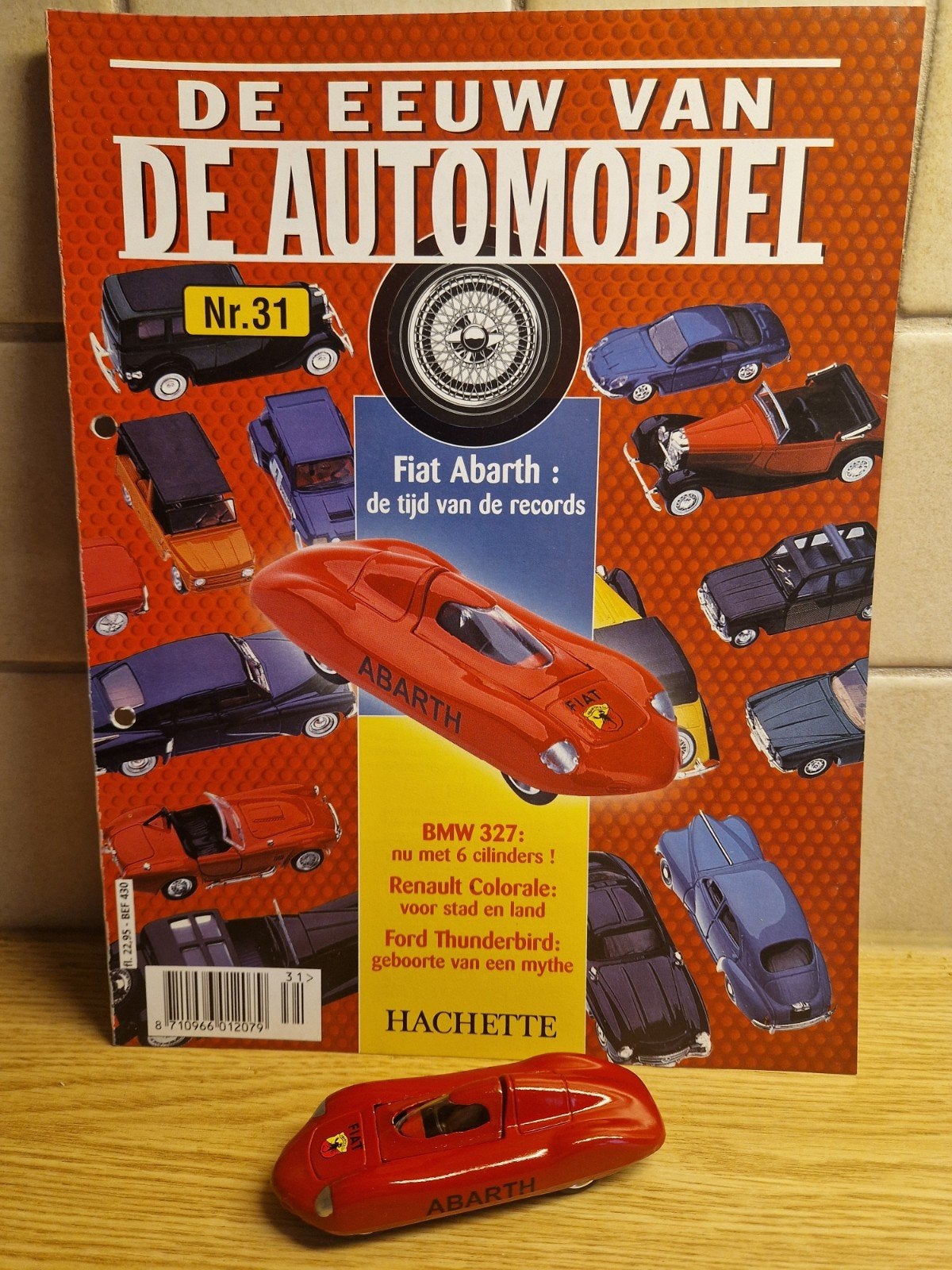 solido fiat abarth reedition tijdschrift doosje, Ophalen of Verzenden, Zo goed als nieuw, Auto, Solido