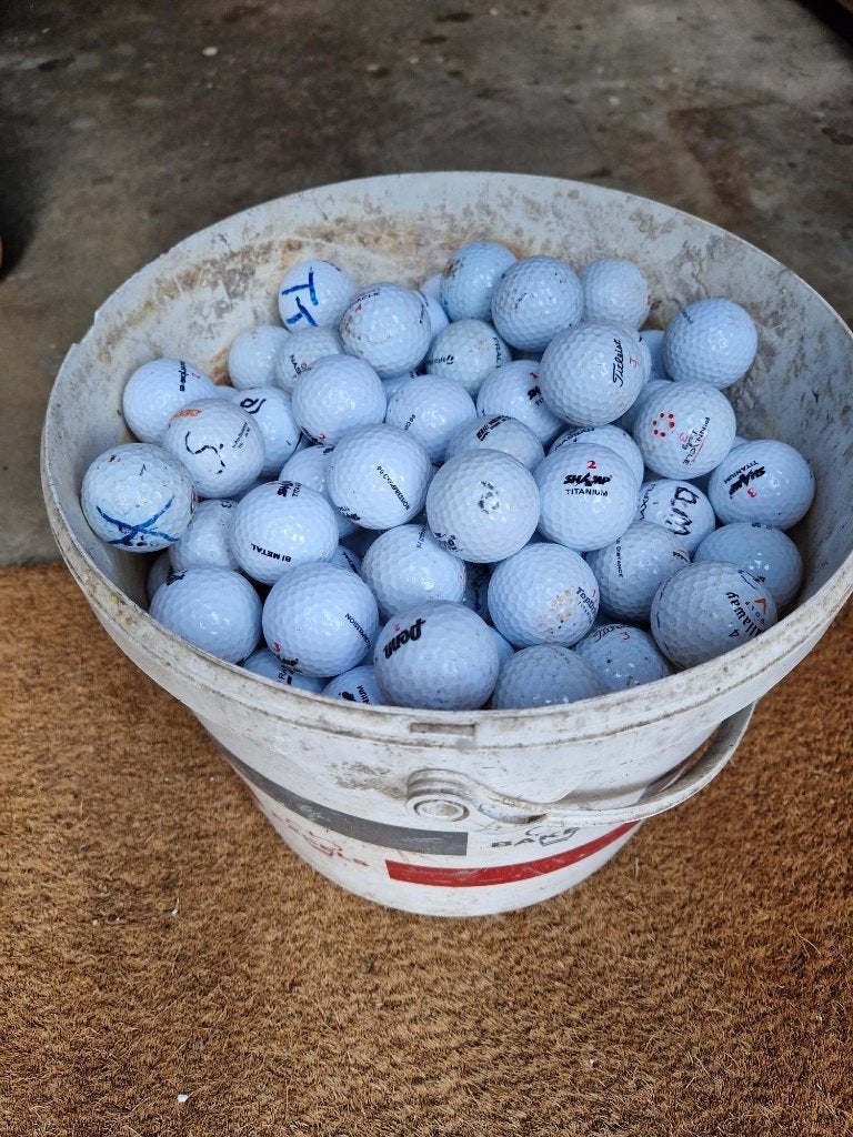 Golfballen 232 stuks, Ophalen, Gebruikt, Bal(len), Overige merken