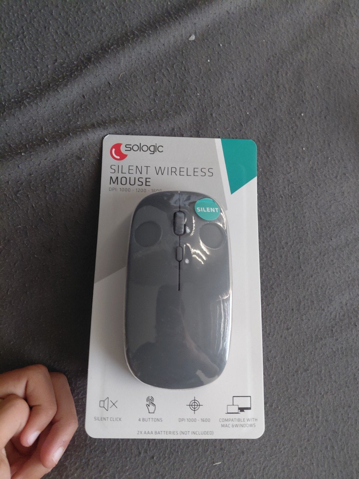 Silent wireless mouse, Muis, Toetsenbord en muis-set, Verzenden, Rechtshandig