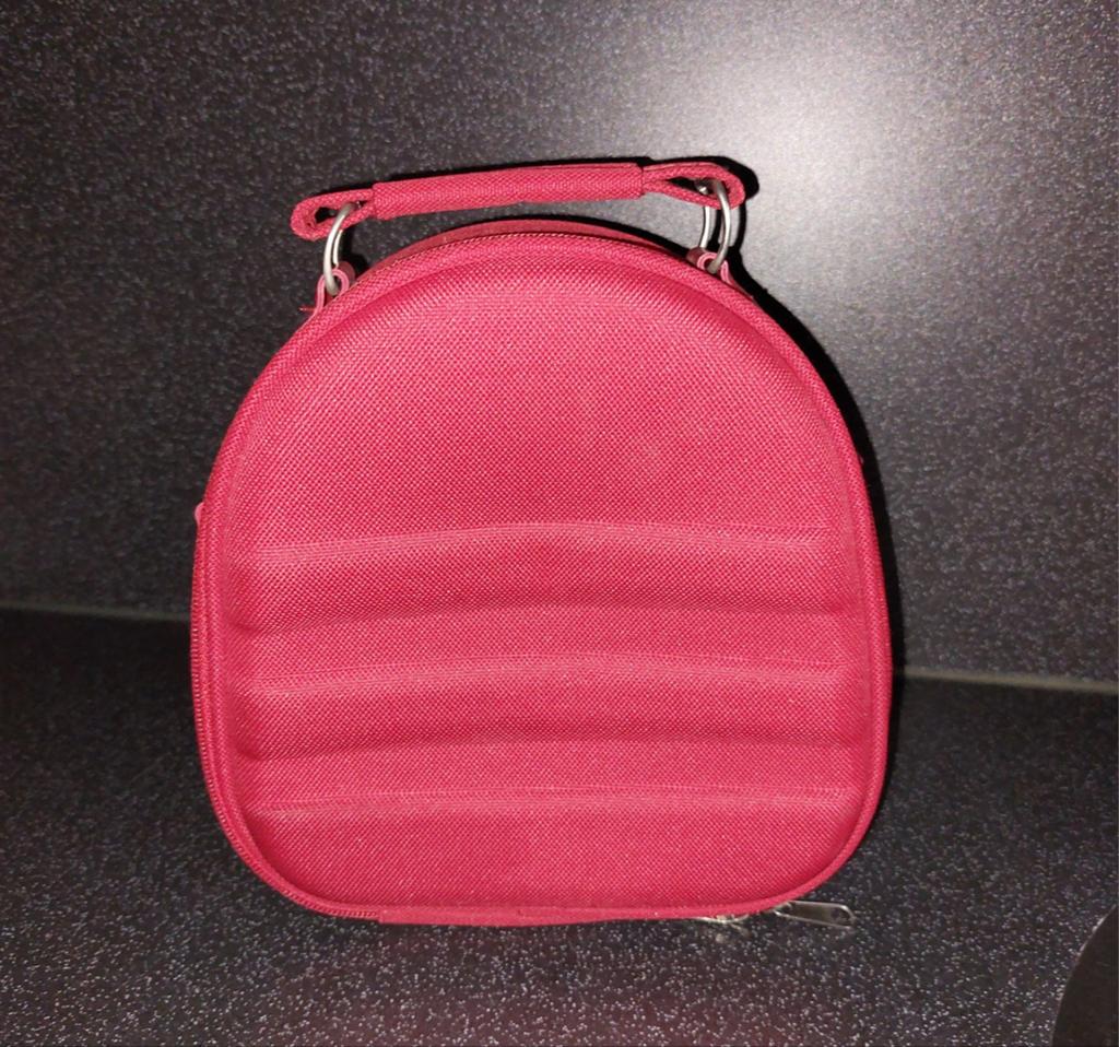 Rode beautycase met spiegeltje, Ophalen, Softcase, Rood, Zo goed als nieuw