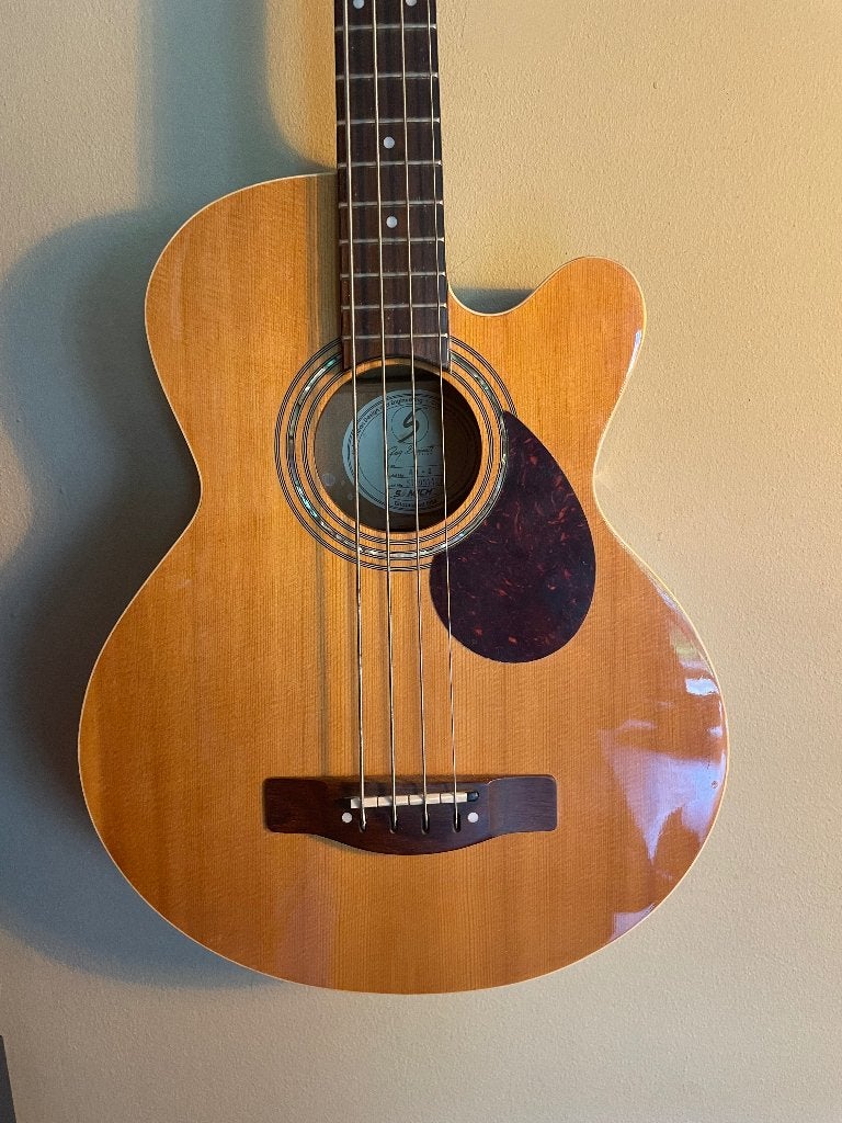 Samick Greg Bennett basgitaar met element + Roktex gigbag, Ophalen, Gebruikt, Overige typen, Met (piezo-)element