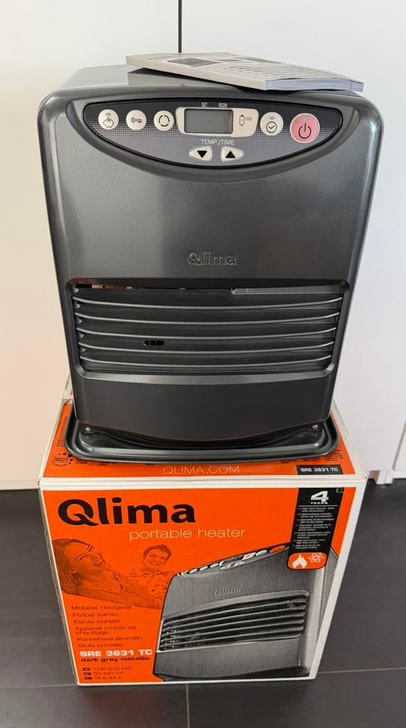 Qlima laser SRE 3631 TC petroleumkachel, Huis en Inrichting, Ophalen, Overige brandstoffen, Petroleumkachel, Zo goed als nieuw