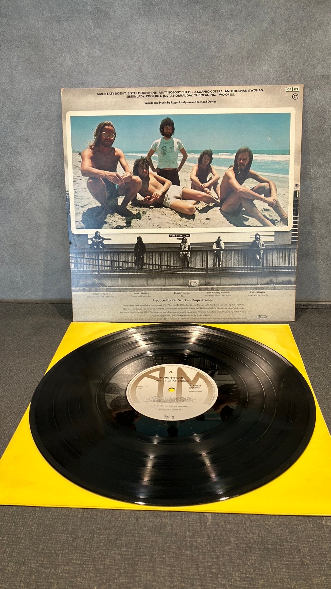 Supertramp — Crisis? What Crisis?, LP, Ophalen of Verzenden, Zo goed als nieuw, Inclusief binnenhoes
