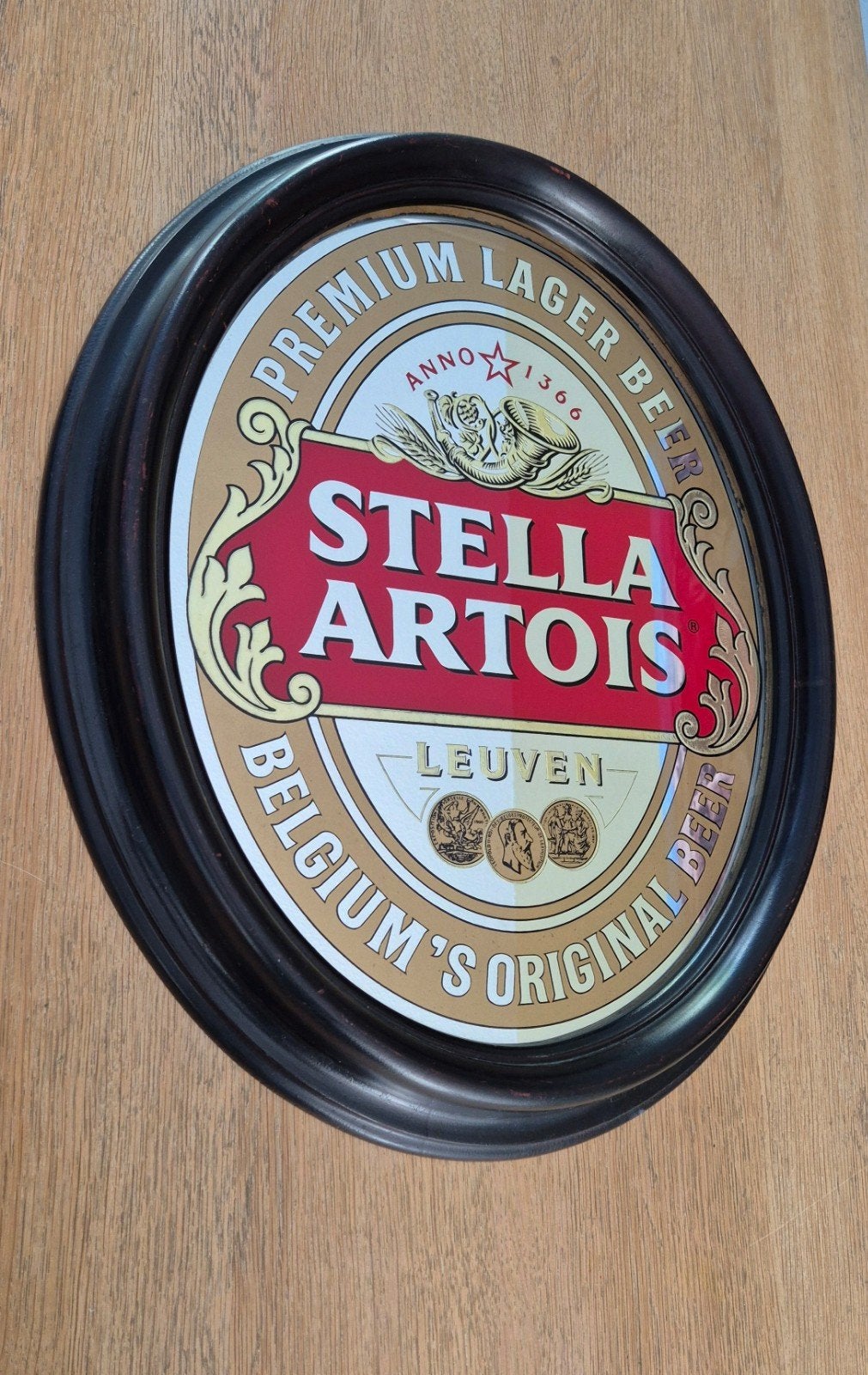 Stella Artois Spiegel Groot Formaat, Verzamelen, Ophalen of Verzenden, Zo goed als nieuw, Reclamebord, Plaat of Schild, Overige merken