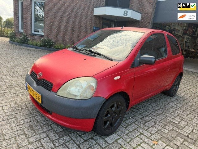 Toyota Yaris 1.0-16V VVT-i Terra / bj.2000 / airco / sportve, Stof, Gebruikt, 400 kg, Origineel Nederlands