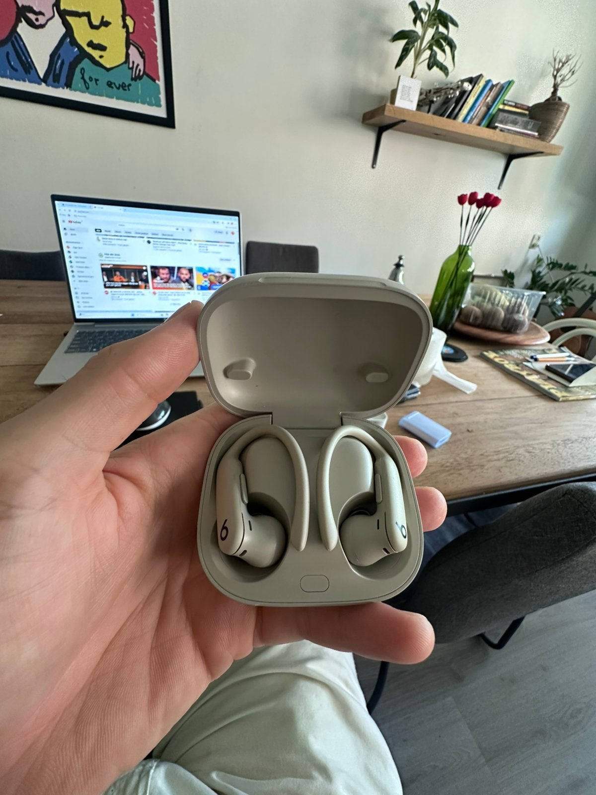 Beats Powerbeats Pro 2 Creme, Ophalen of Verzenden, Zo goed als nieuw