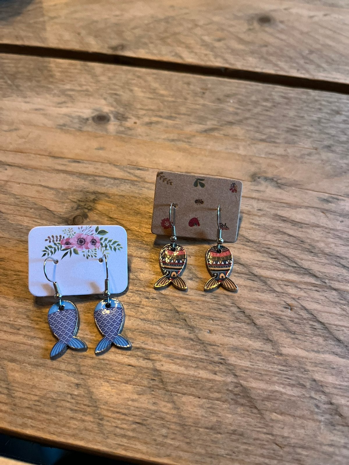 Vissen, Overige materialen, Hangers, Blauw, Nieuw