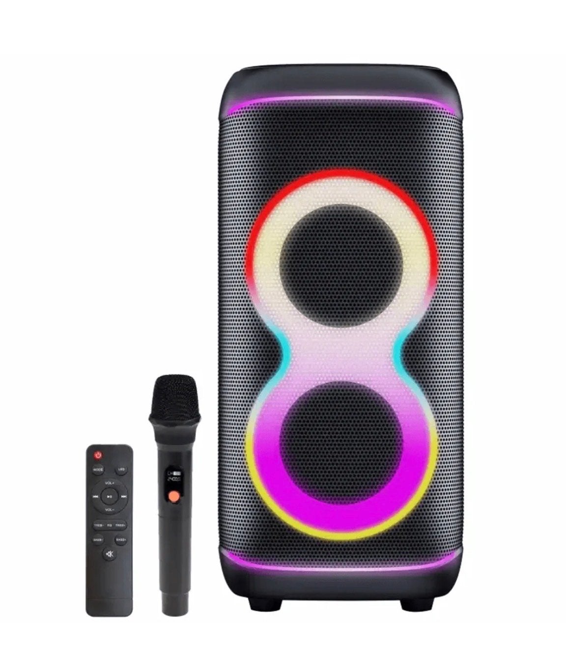 Party Speaker 100W RMS met Bluetooth 5.3, Microfoon & LED, Party speaker, Nieuw, Ophalen, Overige merken