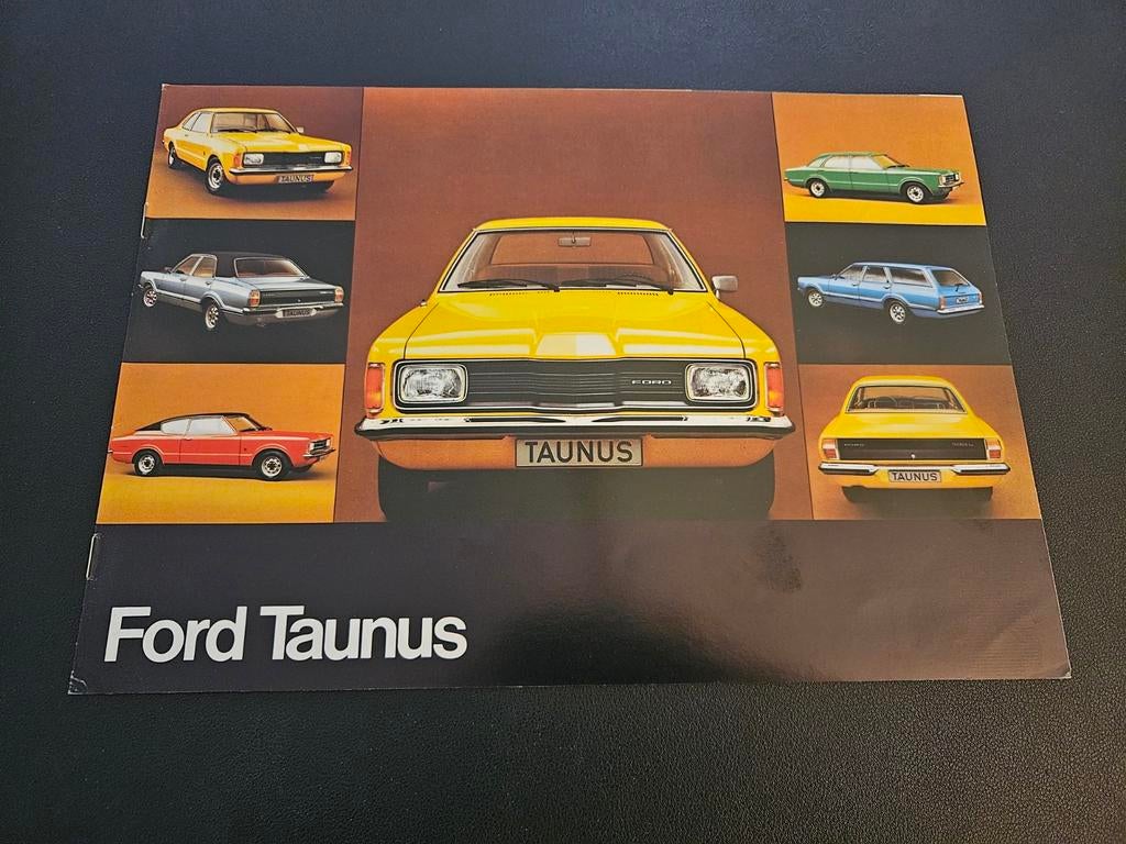 Brochure Ford Taunus 1975, Ophalen of Verzenden, Zo goed als nieuw, Ford