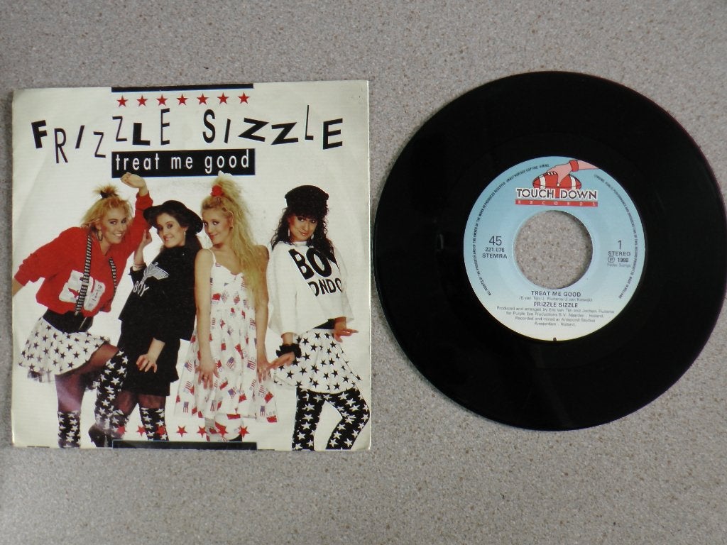 Frizzle Sizzle - Treat me good VINYL SINGLE, Gebruikt, 7 inch, Pop, Fotohoes