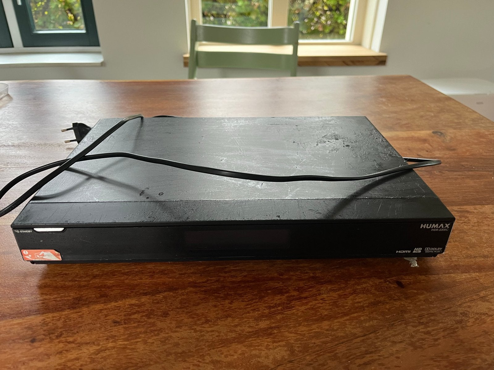 Humax iHDR-5200C HD recorder incl. WLAN adapter - werkend, Ophalen of Verzenden, Gebruikt, Harddiskrecorder