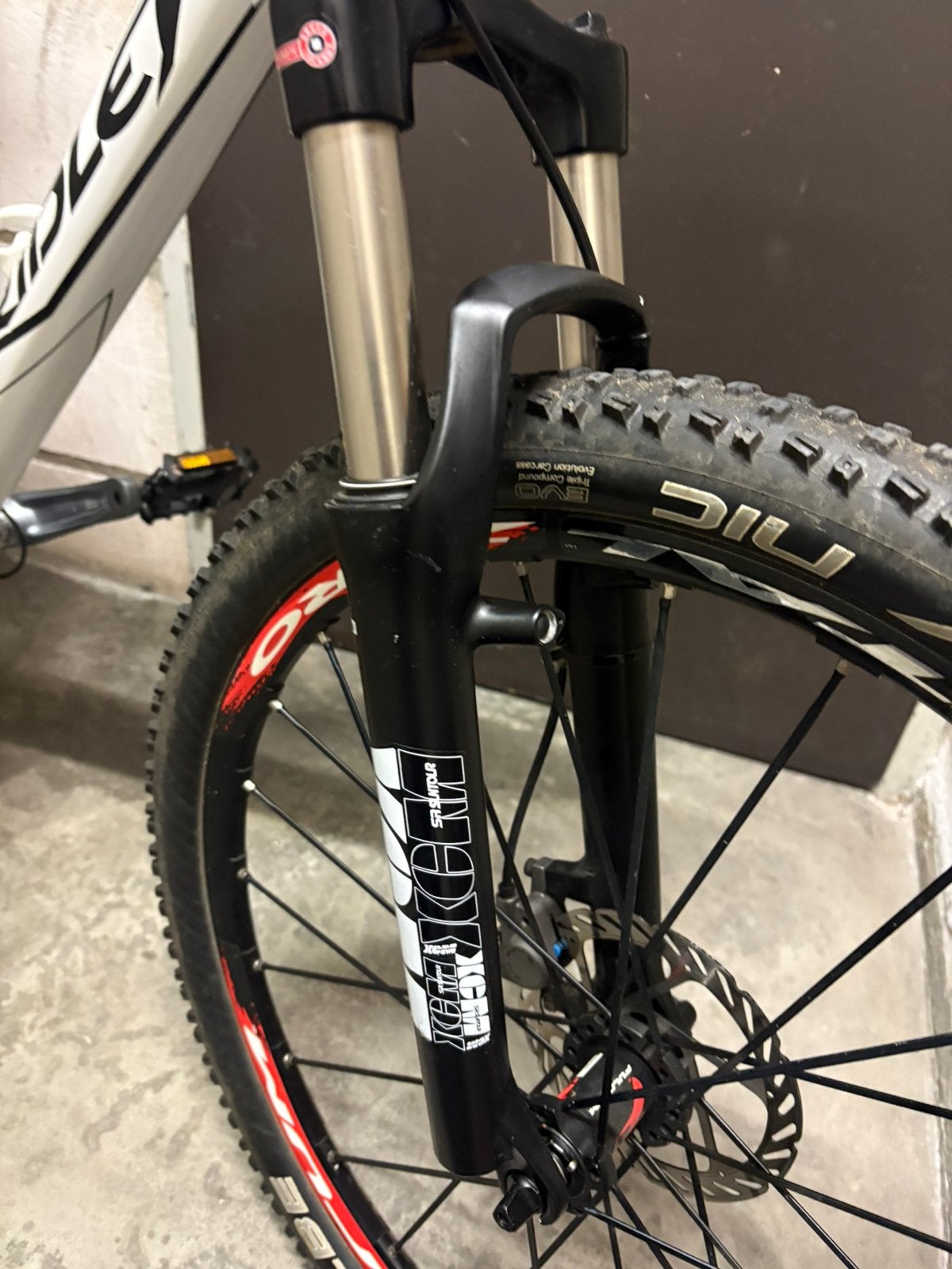 SR Suntour XCM Voorvork 26 inch, Ophalen of Verzenden, Zo goed als nieuw, Stuur