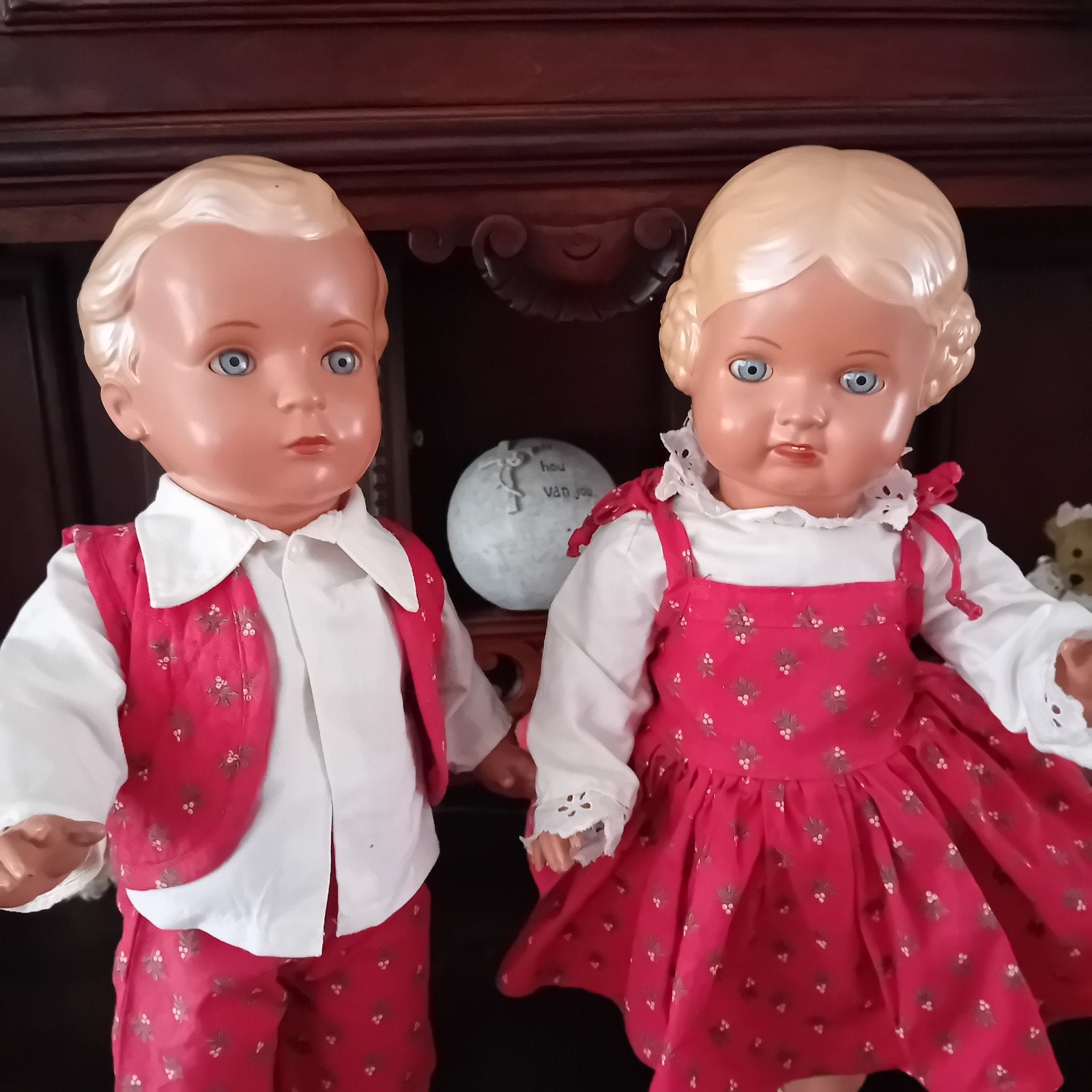 schilpad tweeling, Ophalen, Zo goed als nieuw, Pop