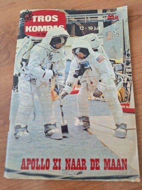 Tros Kompas 1969 Maanlanding Apollo XI Fabeltjeskrant, Ophalen of Verzenden, Gelezen, Muziek, Film of Tv