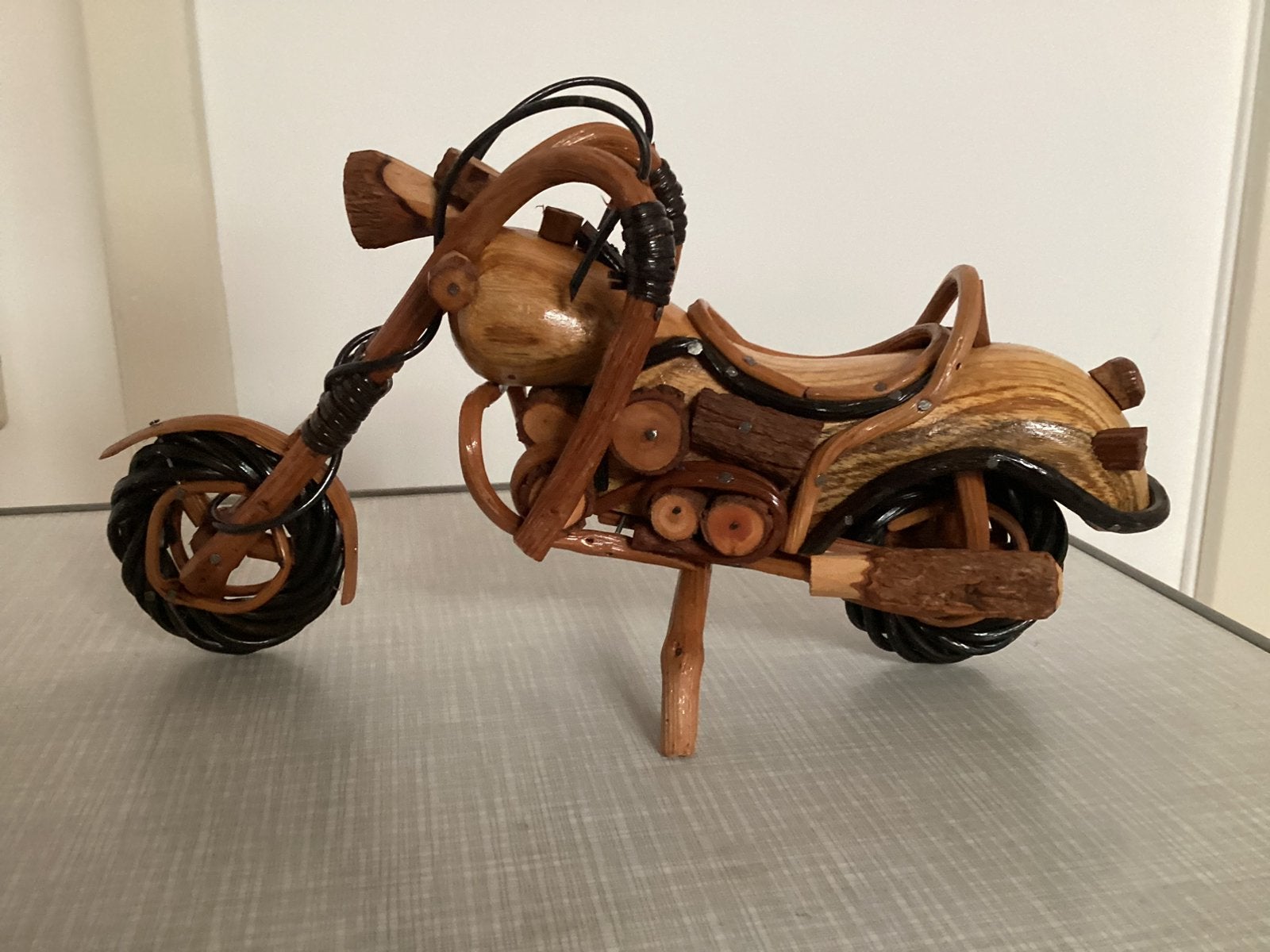Houten motor decoratie, Ophalen of Verzenden, Zo goed als nieuw